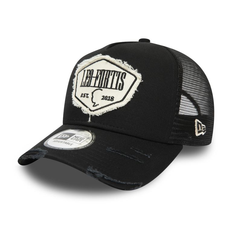 Gorras New Era Truckers Negros - Leo Fortis Patch 89576LKSY